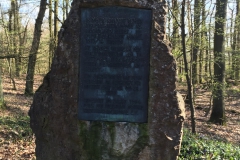 Der Gedenkstein an der Blücherschanze