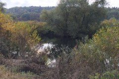 Die Lahn an der "Klaa Pritsch" im Oktober 2016