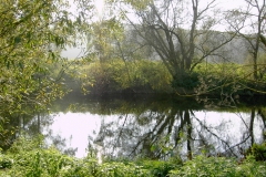 Die Lahn an der Furt "Braat Pritsch" im Oktober 2005