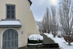 Blick auf den Eingang Jojanneskapelle