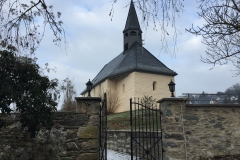 Blick auf die Johanneskapelle vom ehem. Kirchberg