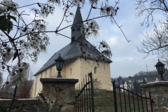 Blick auf die Johanneskapelle vom ehem. Kirchberg