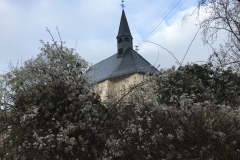 Blick auf die Johanneskapelle vom ehem. Kirchberg