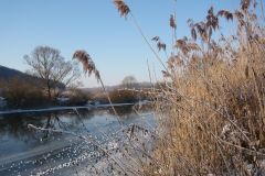 Die Lahn in der Nähe des ehem. Badeplatzes "Kies"