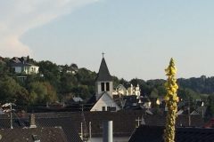 Blick vom Kirchberg (Johanneskapelle) auf das Unterdorf