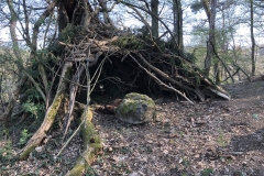 Aascheller - Kinder haben Hütte erichtet