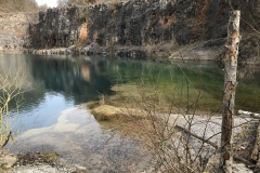 Grundwassersee im früheren Löhrbruch