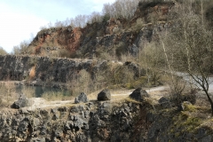 Zufahrt zum Grundwassersee im früheren Löhrbruch