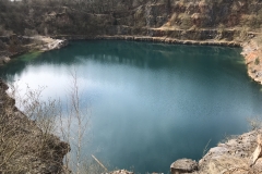 Grundwassersee im früheren Löhrbruch