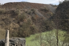Abraumhalden im früheren Löhrbruch