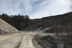 Abraumhalden im früheren Löhrbruch