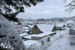 Blick auf Steeden vom Neuen Weg im Januar 2023