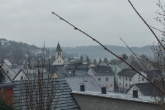 Blick auf das Unterdorf + Kirche SELK